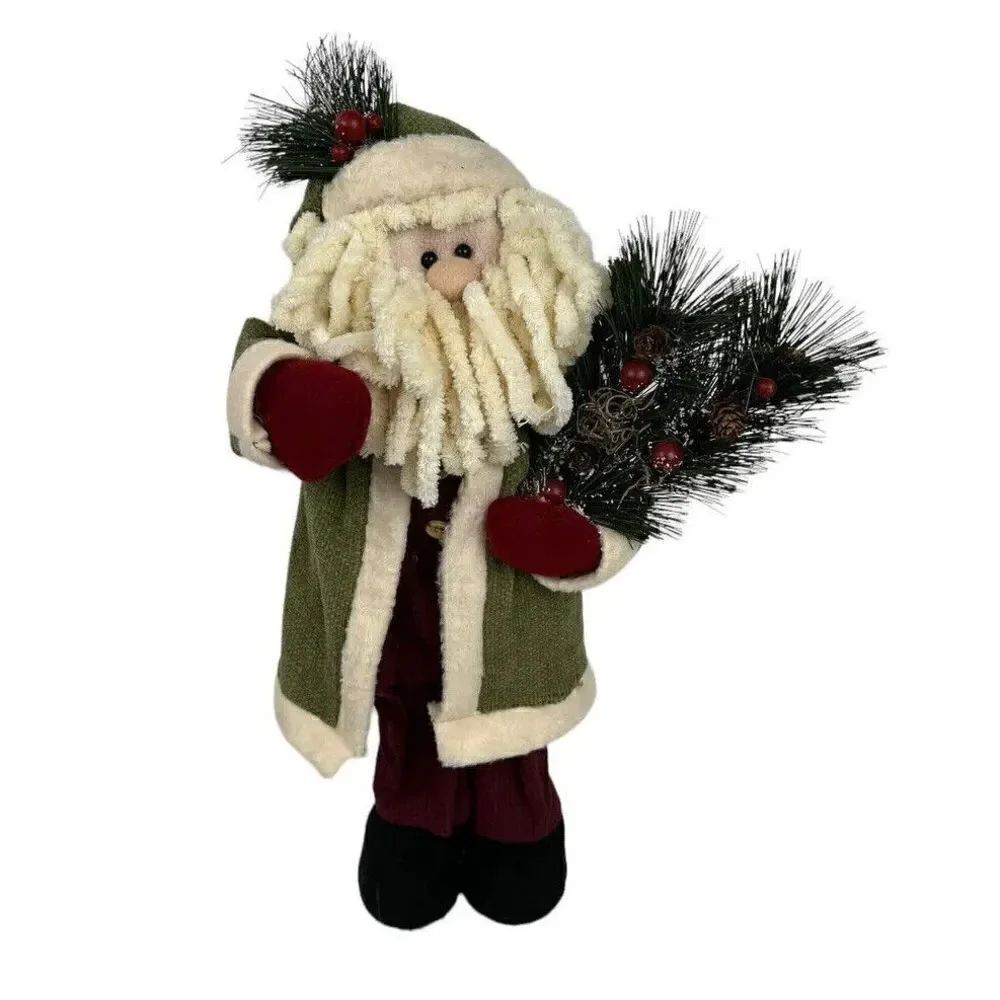 Santa Handmade Farmhouse Country Rustic Christmas Holiday 19” Tall